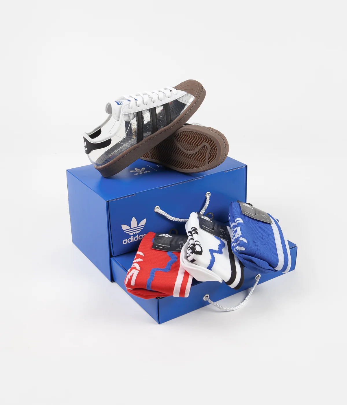 Adidas Superstar 80's 'Blondey' Shoes - White / Core Black / Gum - Image 10