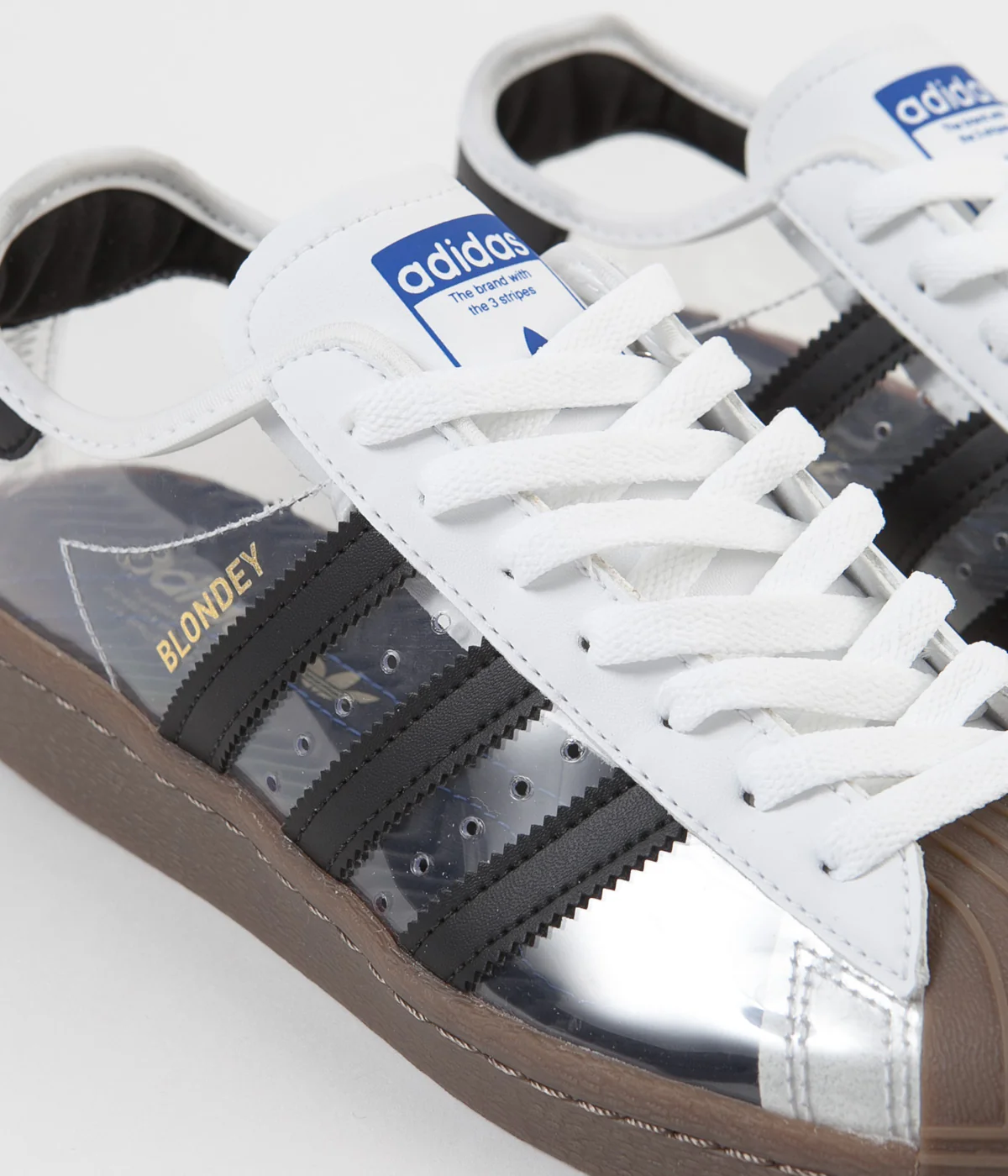 Adidas Superstar 80's 'Blondey' Shoes - White / Core Black / Gum - Image 3