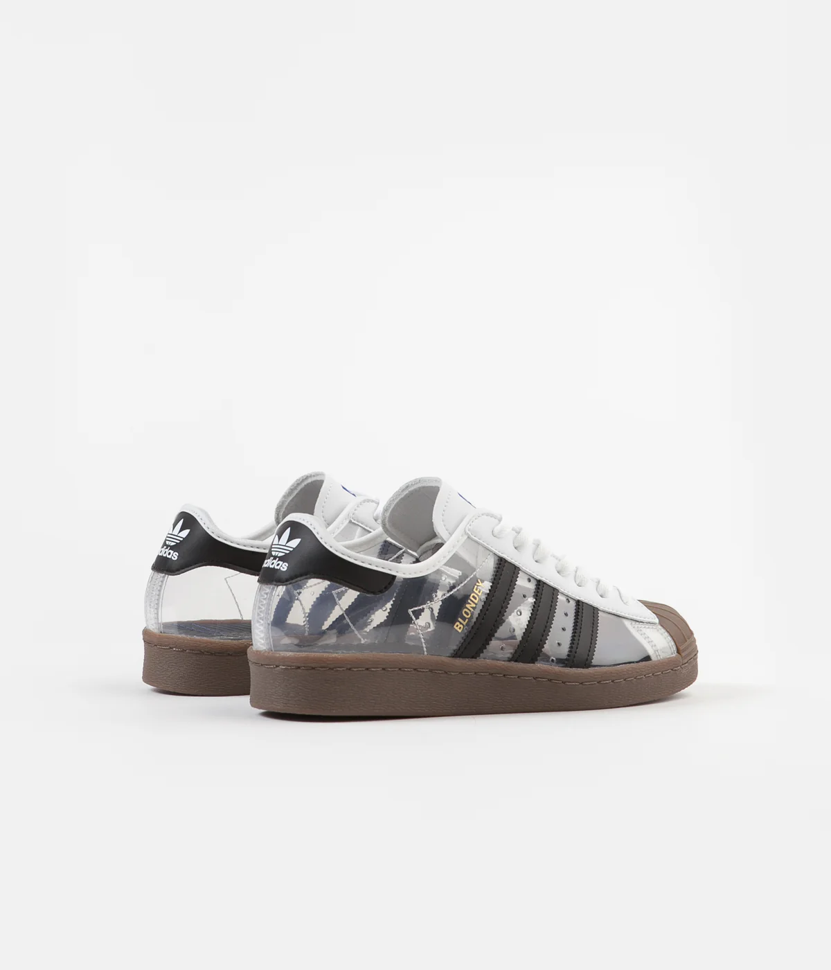Adidas Superstar 80's 'Blondey' Shoes - White / Core Black / Gum - Image 4