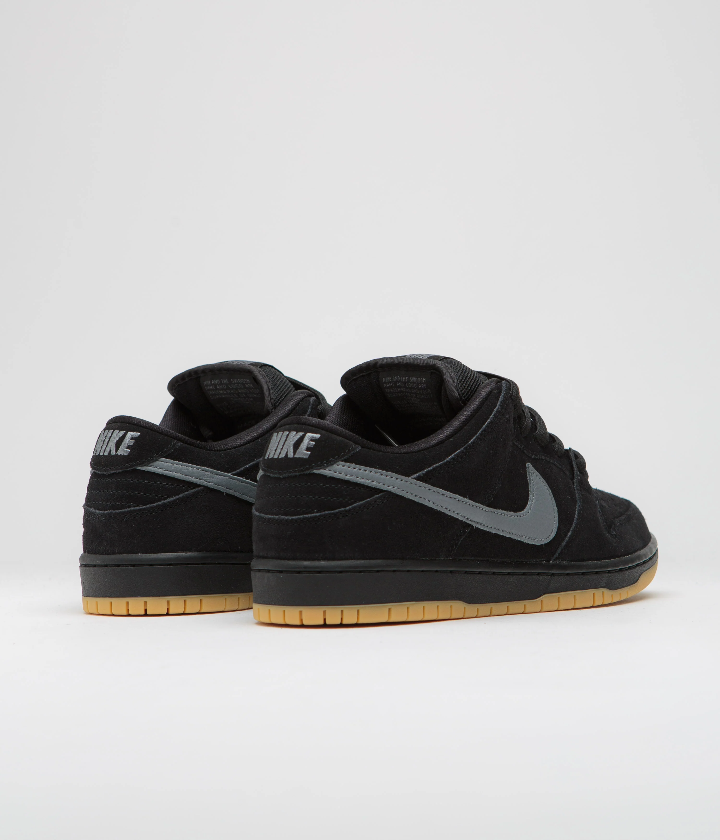 Nike SB Dunk Low Pro ‘Fog’ Shoes - Black / Cool Grey - Black - Black - Image 4