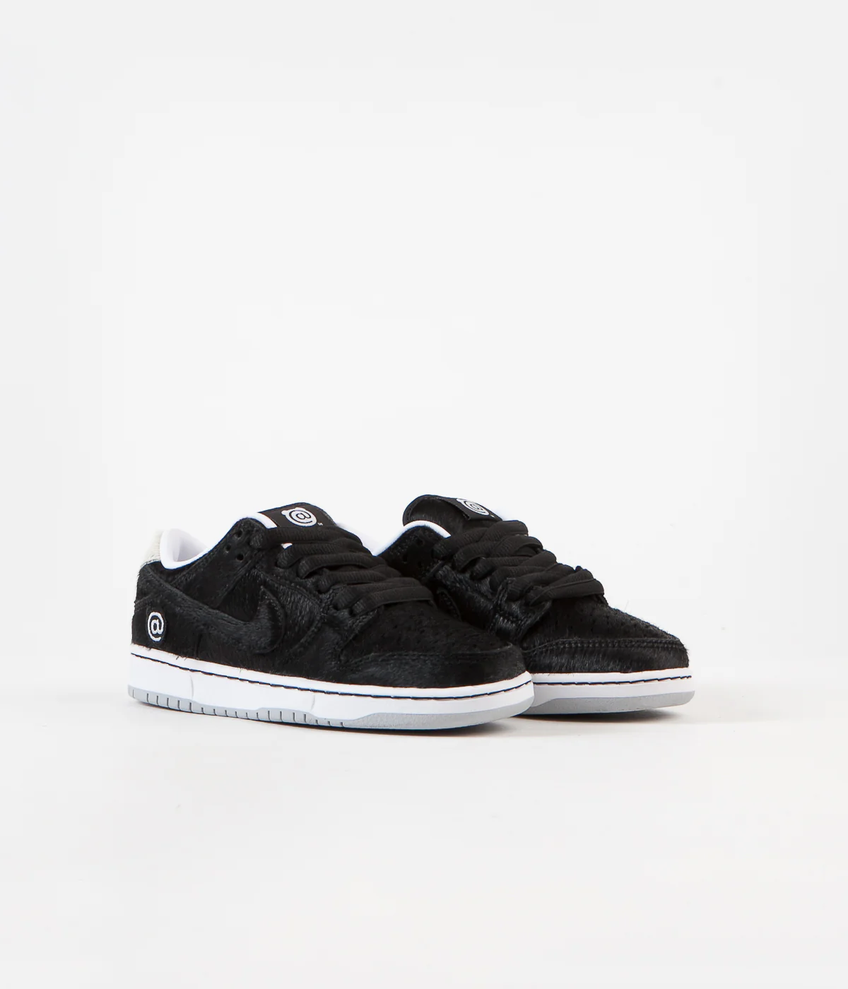 Nike SB Dunk Low Pro Medicom Preschool Shoes - Black / Black - White - Image 2