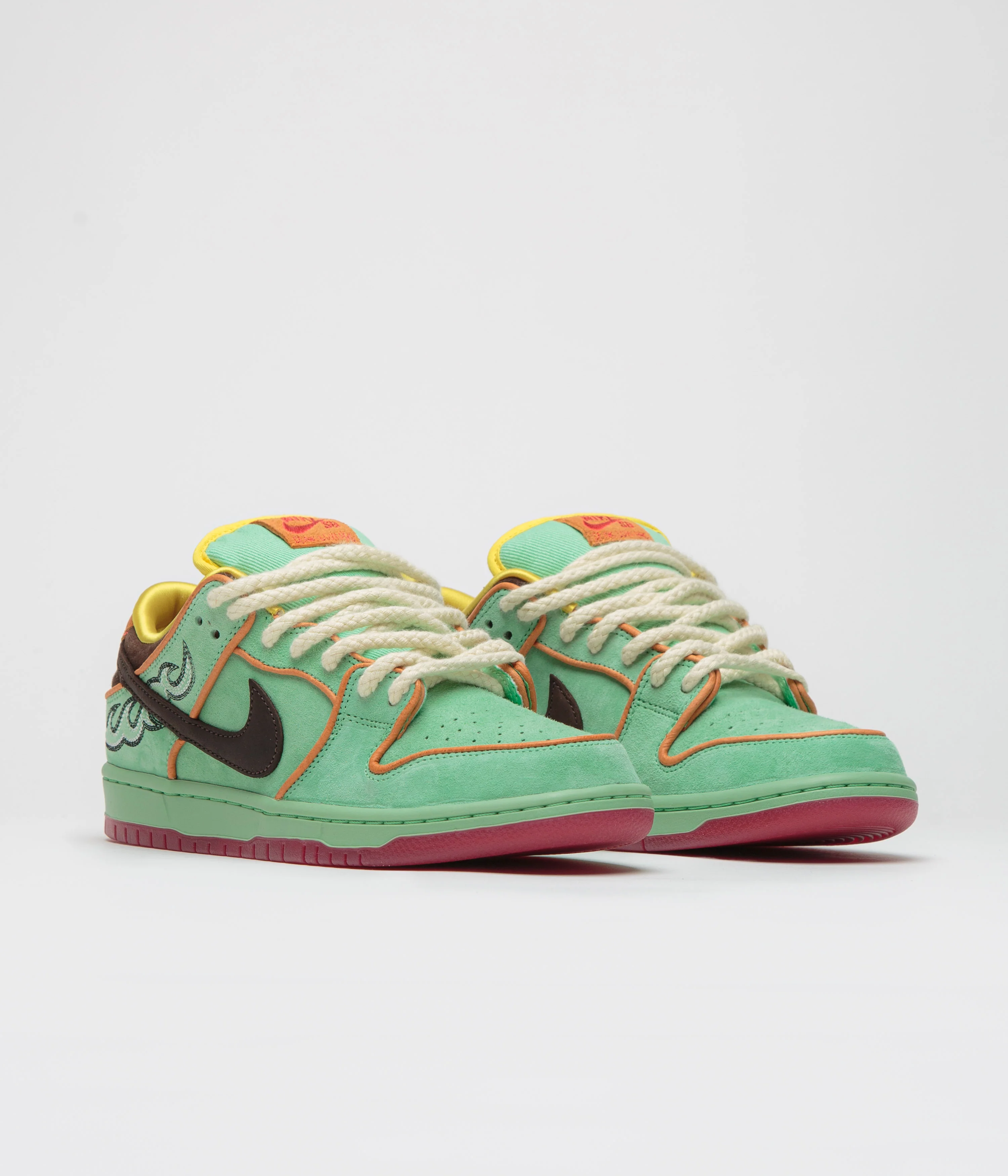 Nike SB Dunk Low Pro 'Rodeo' Shoes - Tourmaline / Baroque Brown - Monarch - Image 2