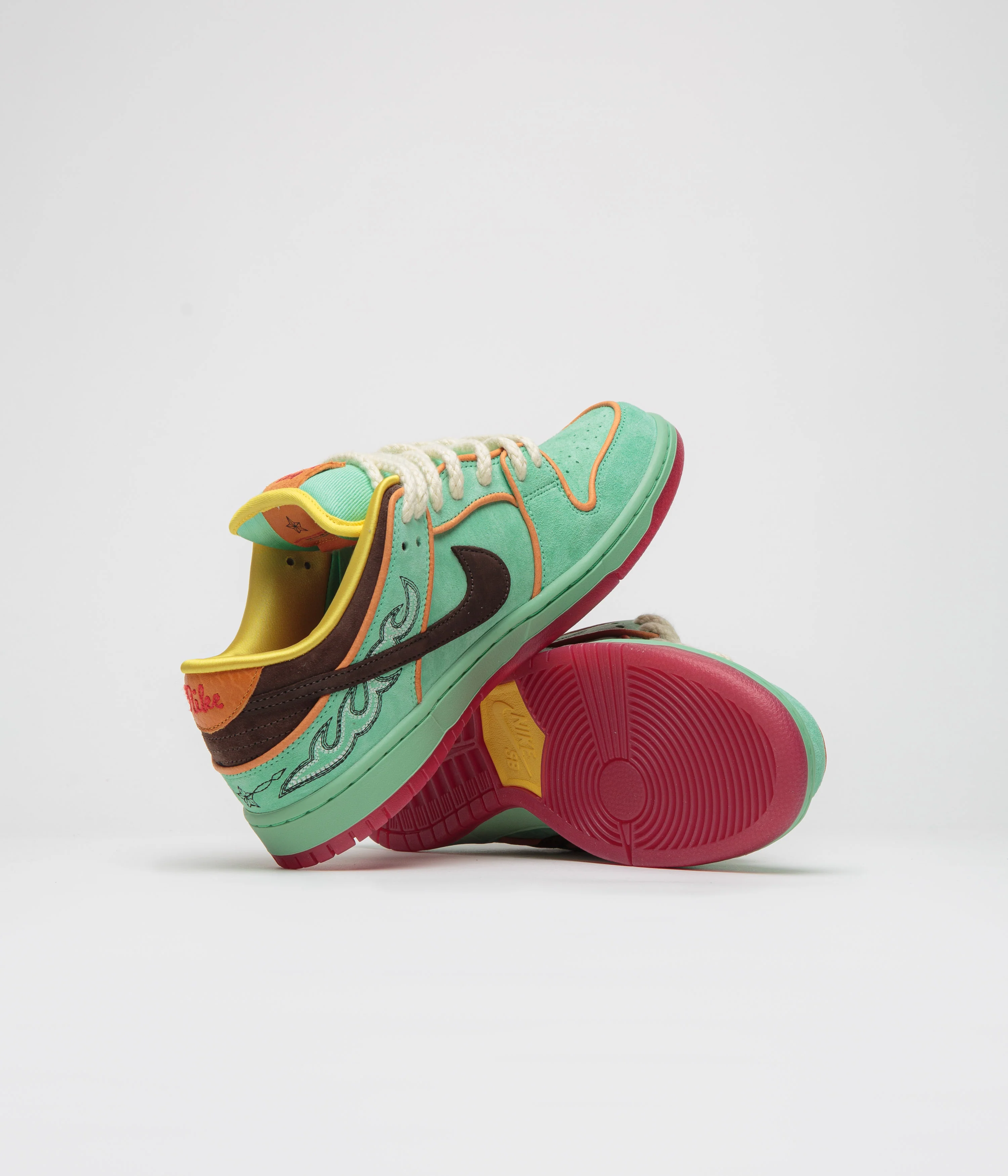Nike SB Dunk Low Pro 'Rodeo' Shoes - Tourmaline / Baroque Brown - Monarch - Image 6