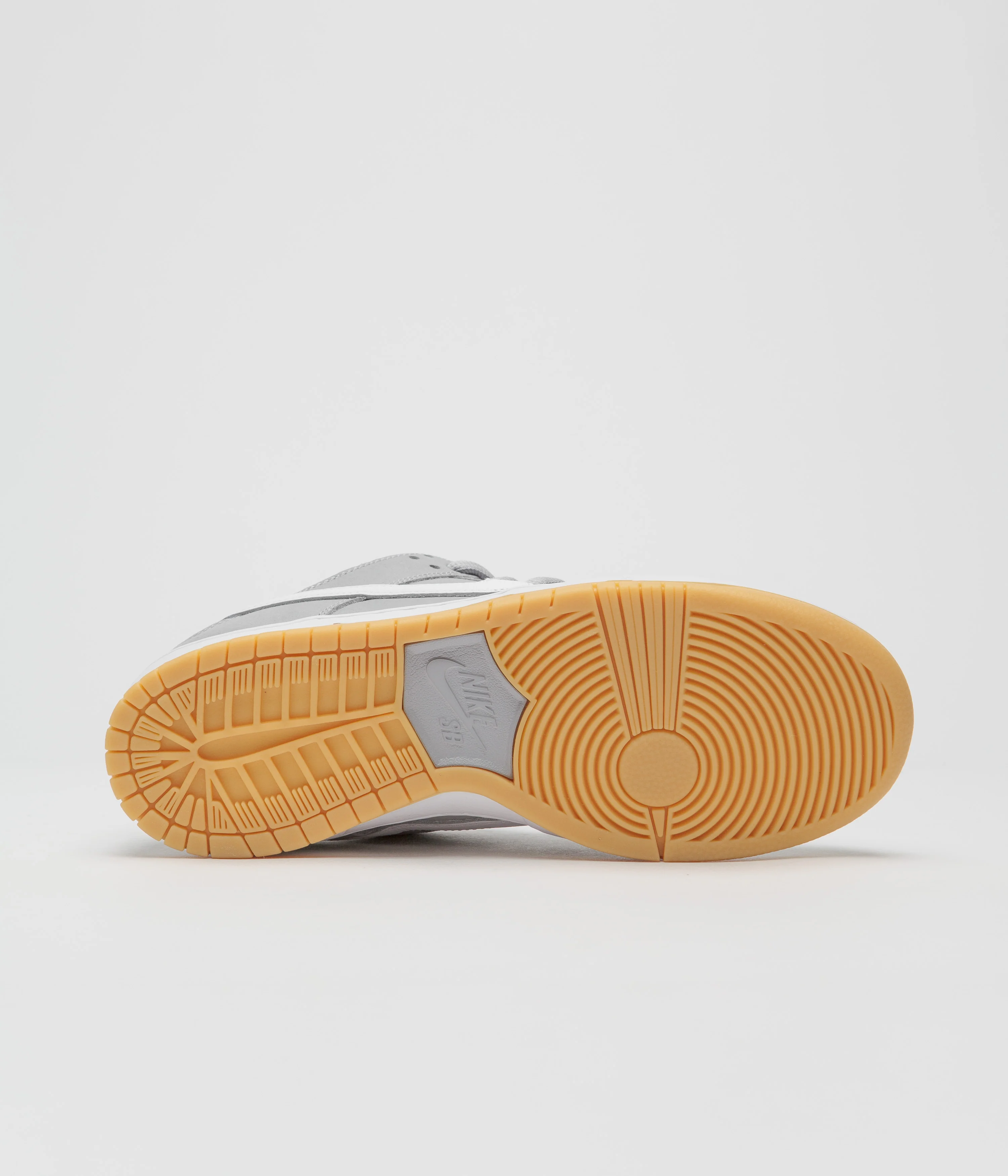 Nike SB Orange Label Dunk Low Pro Shoes - Wolf Grey / White - Wolf Grey - Image 6