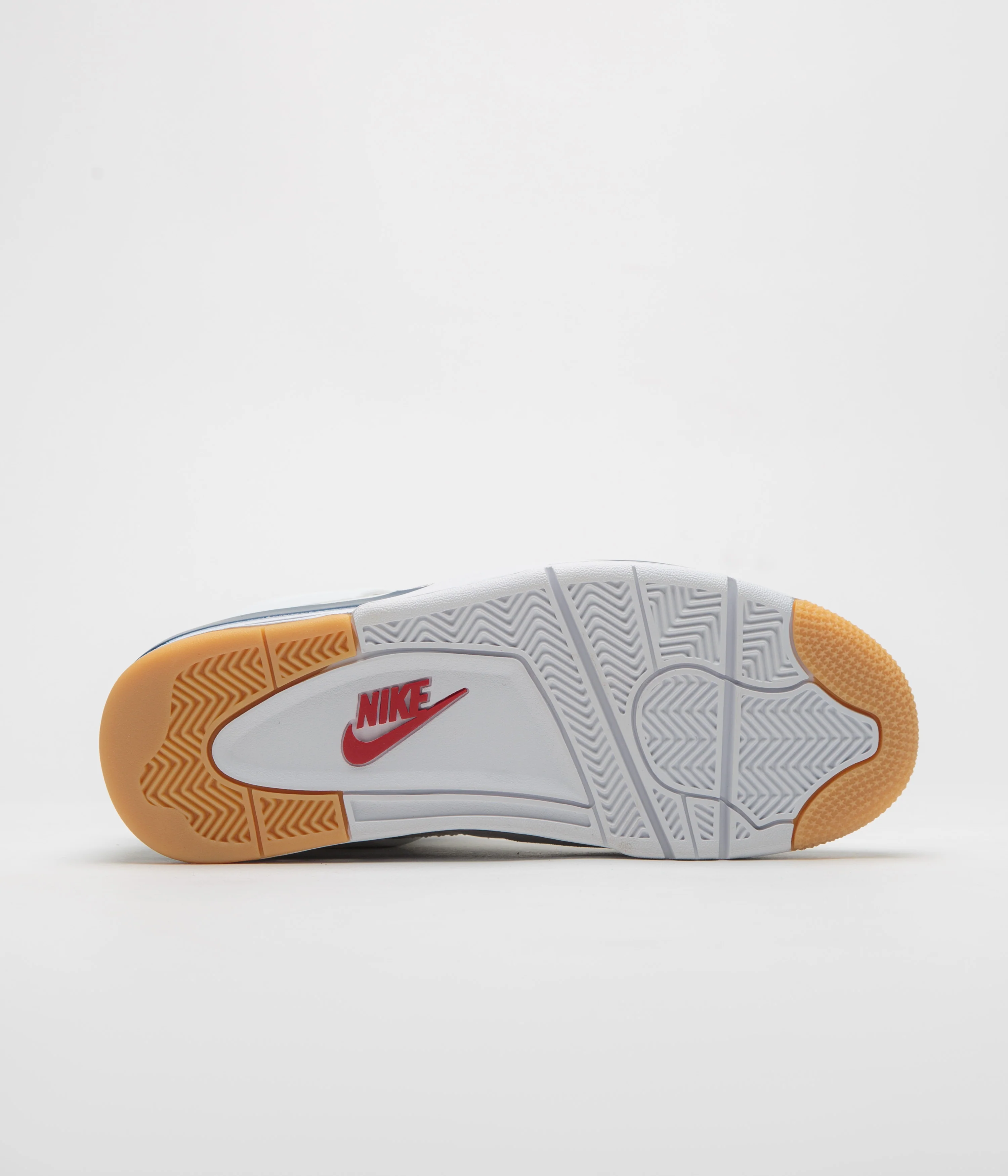 Nike SB x Air Jordan 4 Shoes - Summit White / White - Navy - Neutral Grey - Image 6