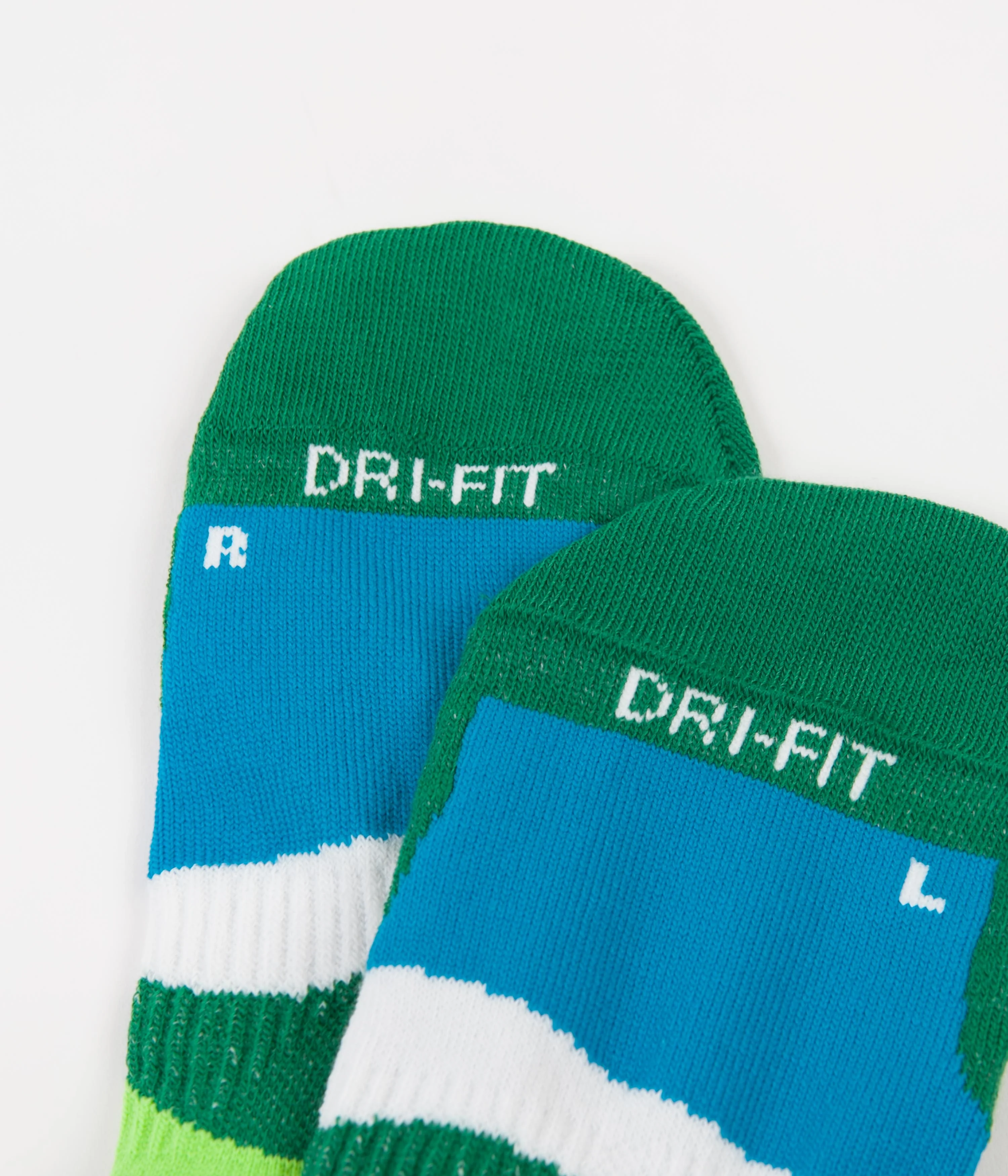 Nike SB x Parra 'Brazil Federation Kit' Socks - White / Clover / White - Image 2