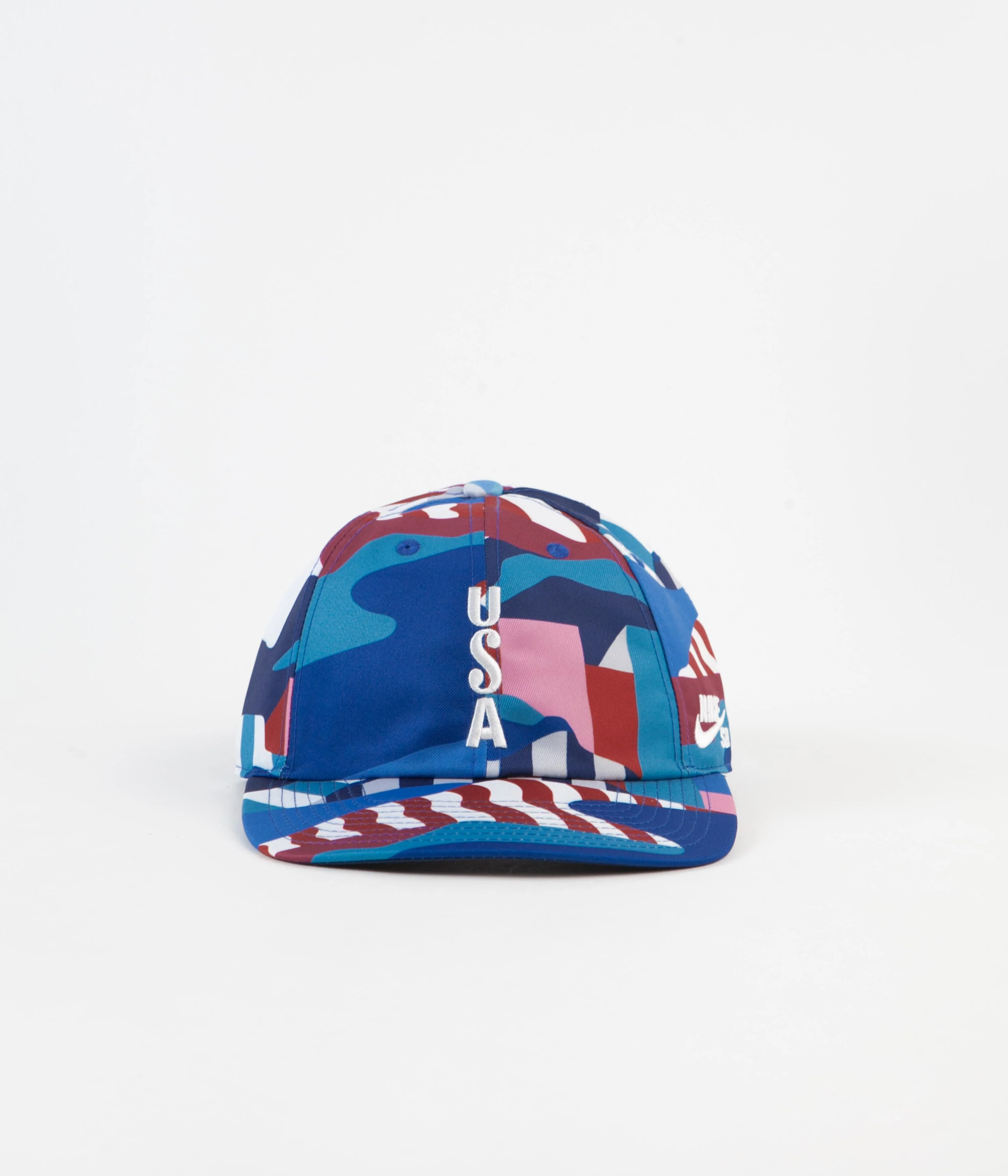 Nike SB x Parra 'USA Federation Kit' Cap - Brave Blue / White - Image 2