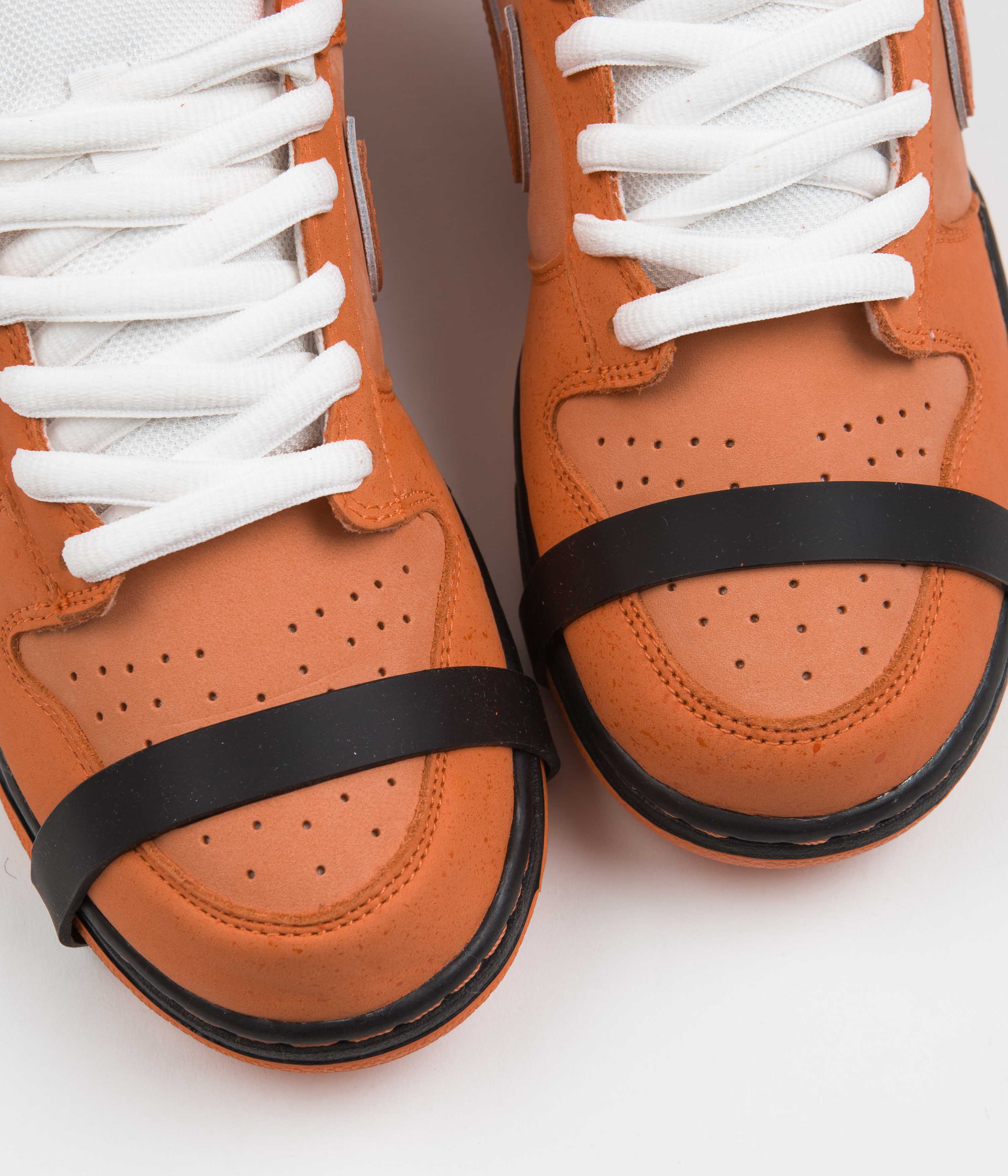 Nike SB x Concepts Dunk Low OG 'Orange Lobster' Shoes - Orange Frost / Electro Orange - White - Image 7