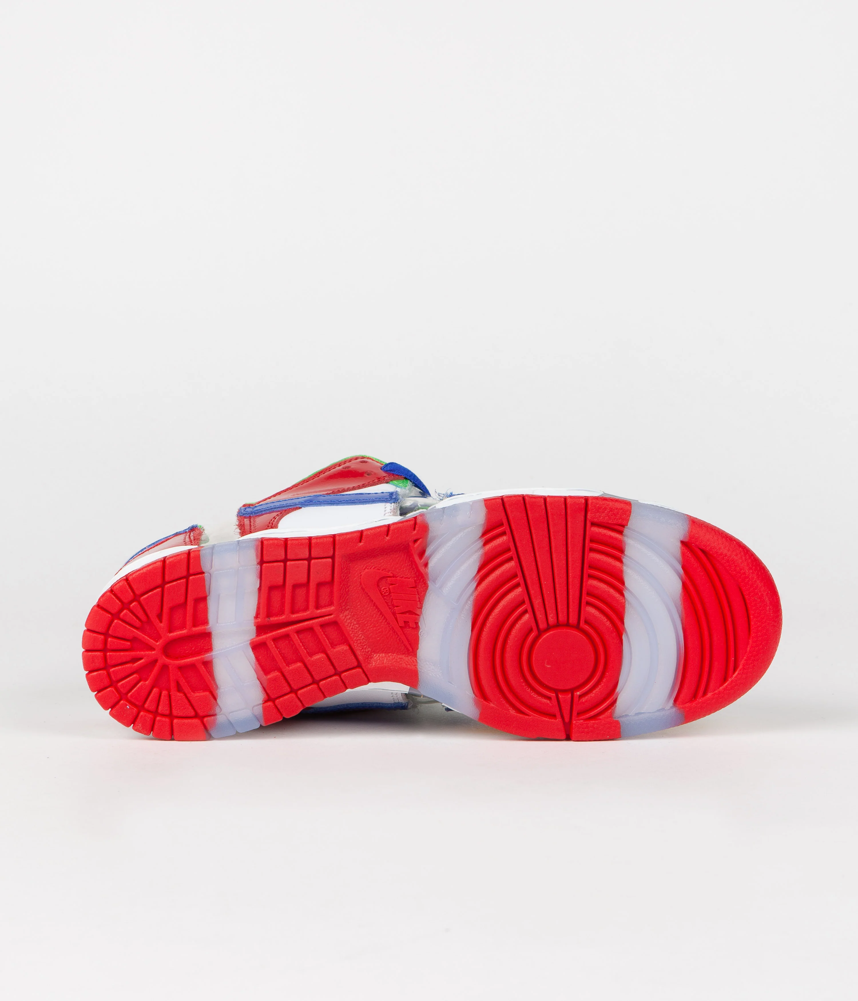 Nike SB x eBay Dunk Low OG Sandy Bodecker Shoes - White / Hyper Royal - Mean Green - Image 5