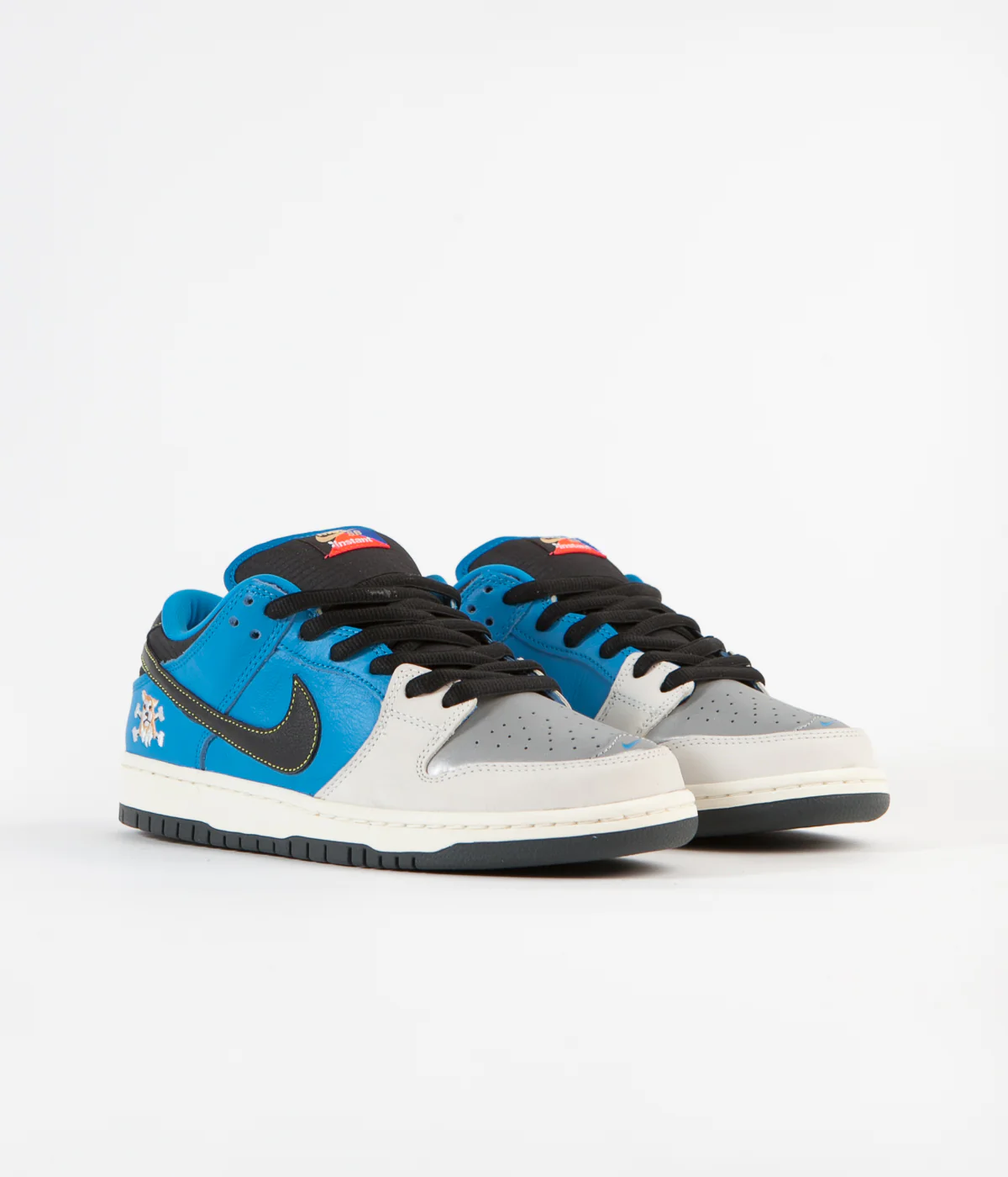 Nike SB x Instant Dunk Low Pro QS 2 Shoes - Blue Hero / Black - Pale Ivory - Image 2