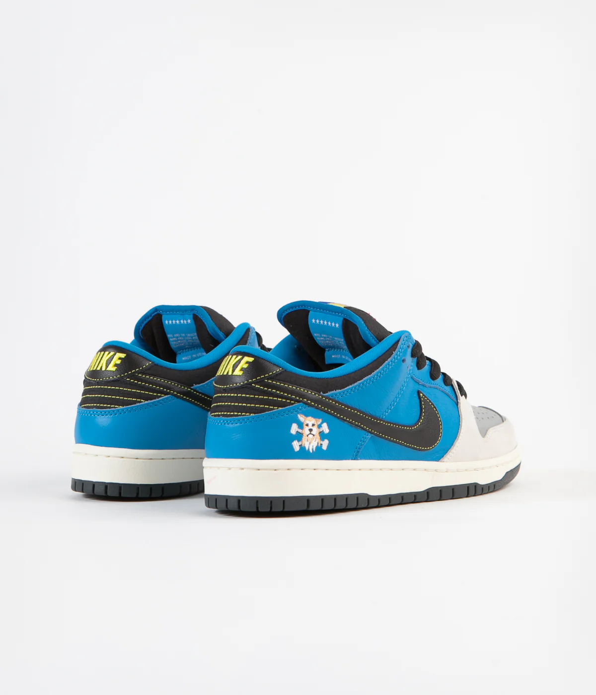 Nike SB x Instant Dunk Low Pro QS 2 Shoes - Blue Hero / Black - Pale Ivory - Image 4
