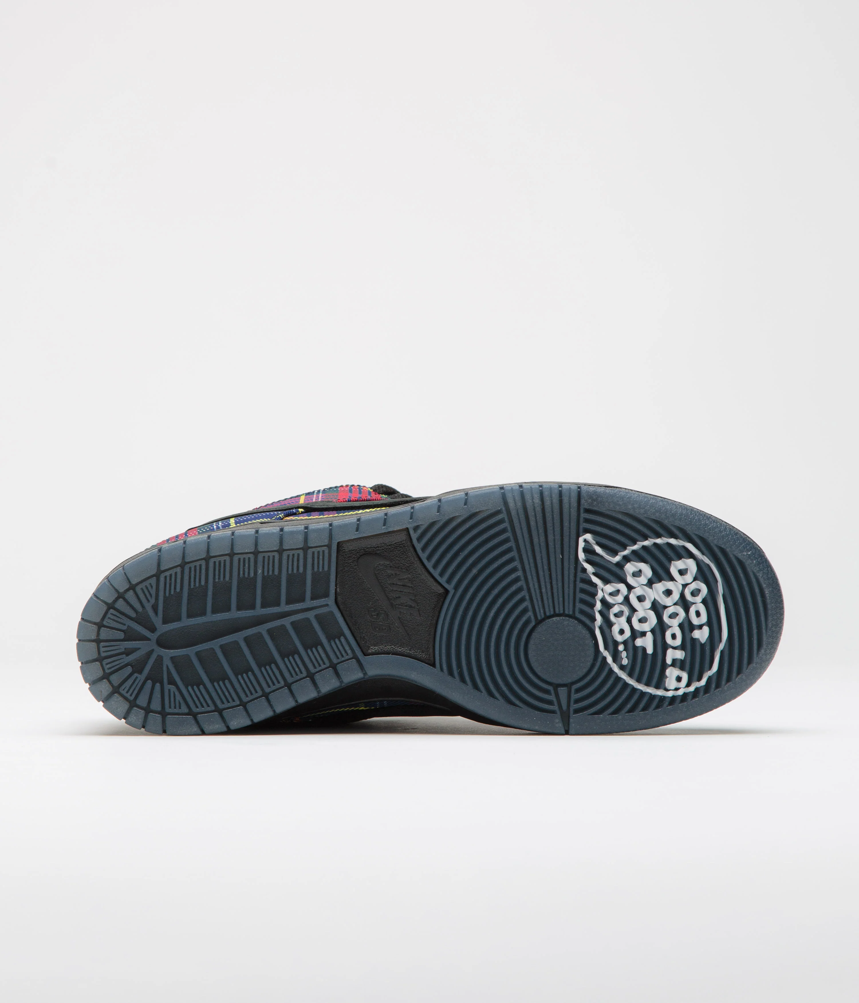 Nike SB x Nardwuar Dunk Low Pro Shoes - University Red / Black - Yellow Strike - Image 7